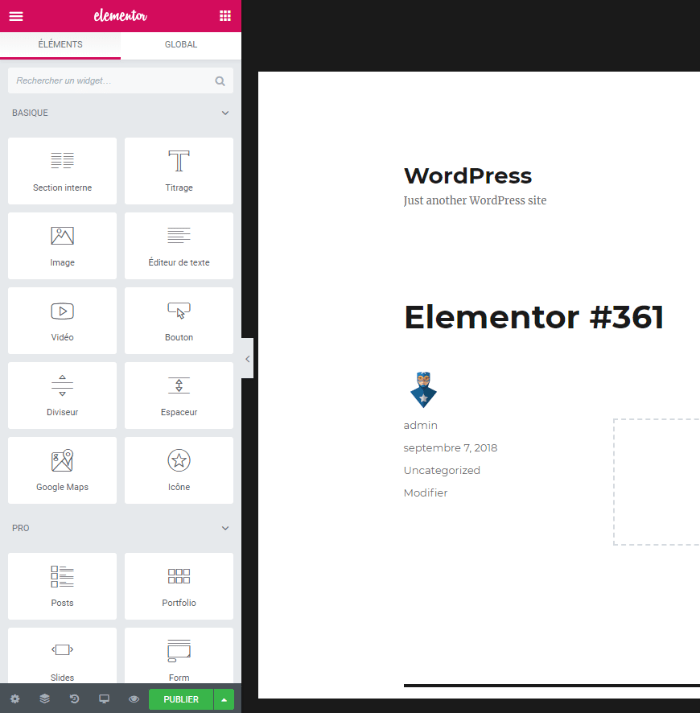 interface-elementor-wordpress